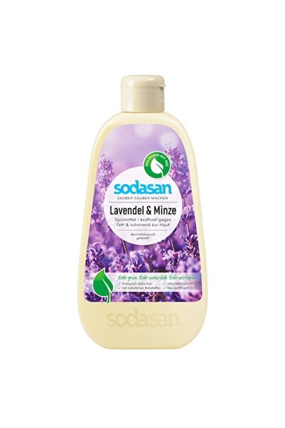 Sodasan Detergent lichid de vase cu lavandă și mentă, 500 ml,