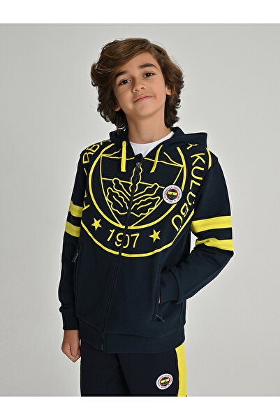 Fenerium ÇOCUK TRIBUN TEK RENK LOGOLU SWEAT