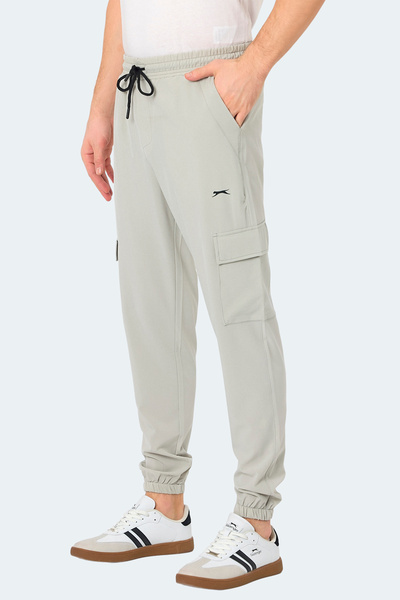 Slazenger Napolla Men's Slim Fit Gray Sweatpants with Pockets