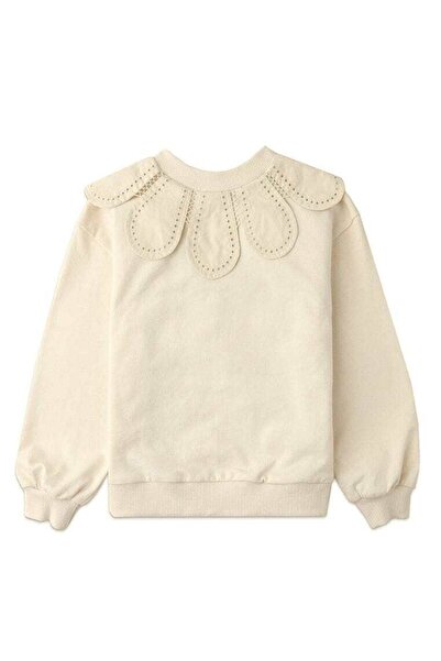 Gingersnaps Girls' Embroidered Neck Pullover