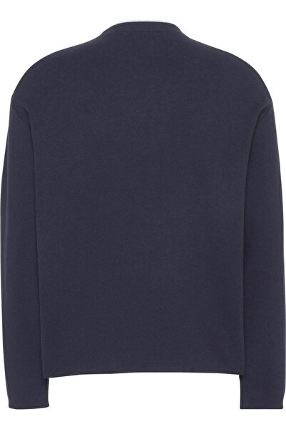 Calvin Klein Ls Embossed Logo Erkek Triko