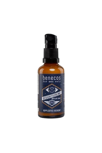 benecos Cremă de față bio pentru bărbați cu aloe vera