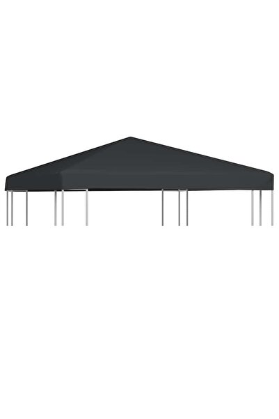 vidaxl Gazebo Top Cover 310 g/m² 3x3 m Grey