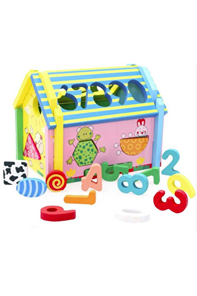 Krista Cutie de sortare din lemn verde colorată