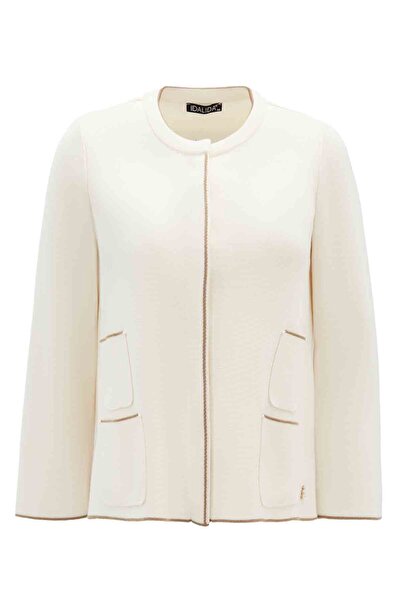 MISS DALIDA Cepli Triko Kısa Ekru Gold Ceket