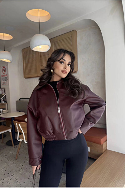 Jaglion Bavera Women's Bomber Zr Model Leather Jacket