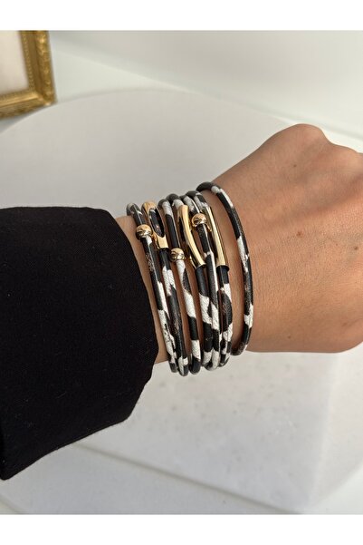 HOUSEKİ Leopar Desenli Bileklik