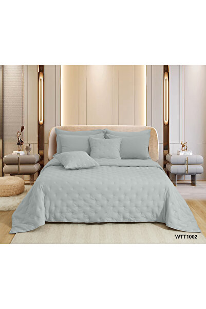 ShinyFlower Washed Cotton Comforter With Dots 5 pieces Quilt Set Size 220 x 160cm