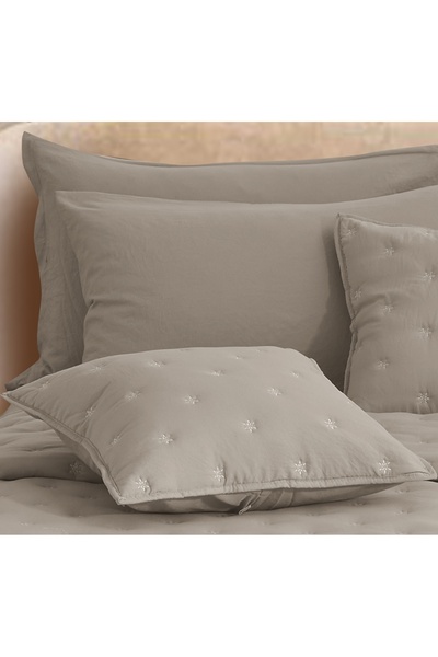 ShinyFlower Washed Cotton Comforter With Dots 5 pieces Quilt Set Size 220 x 160cm