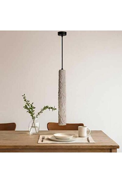 GENERAL Modern Wabi Sabi pendant chandelier in beige, with LED lighting
