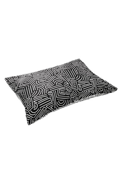 Cozy Home Mono Double-Sided Pillowcase Maze Black 50X70