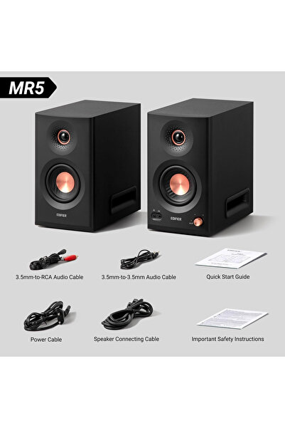 Edifier MR5 Tri-Amped Powered Stüdyo Monitör Hoparlörü 110W RMS