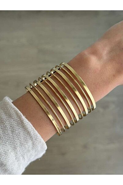 İREM YILDIZ Trend Bol Ajda Model Gold Kelepçe