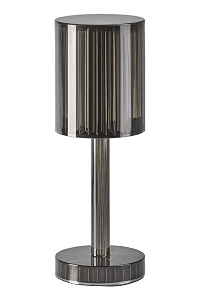 HALAMODO مصباح مكتب كريستالي أنيق دافئ ومتوهج داكن 30 × 12 × 0.5 سم