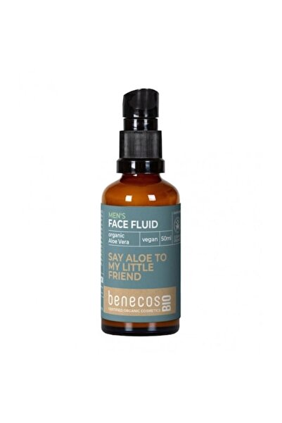 benecos BIO Men's Face Fluid "SAY ALOE TO MY LITTLE FRIEND", 50 ml