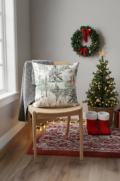 Evdek Christmas Throw Pillow Cover Ds29