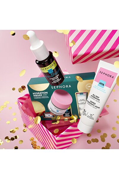 SEPHORA KIT D'HYDRATATION - Set of 3 essential moisturizing products for the face