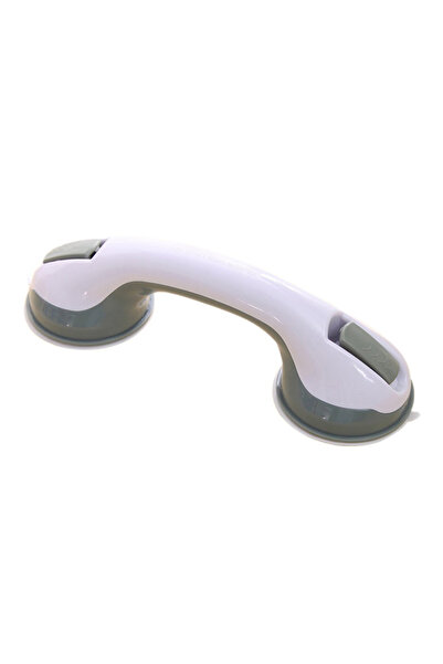HALAMODO Pink/Grey Suction Balance Handrail for Shower and Tub