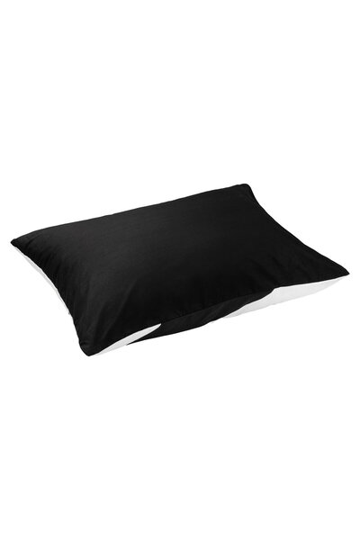 Cozy Home Mono Double-Sided Pillowcase Flow Black 50X70