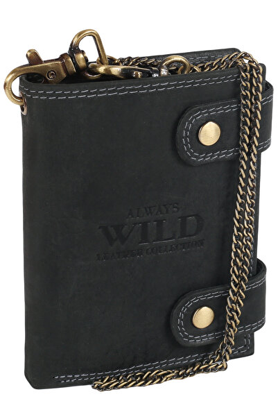 Other Portofel din piele pentru bărbați 2901-BIC NEGRU