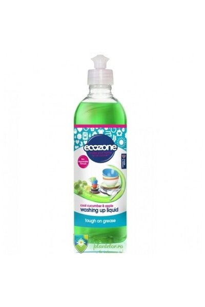 Ecozone Soluție concentrată de spălat vase cu castravete și măr 500 ml