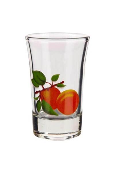BANQUET Torino Apricot Set of 6 Glasses, 40 ml