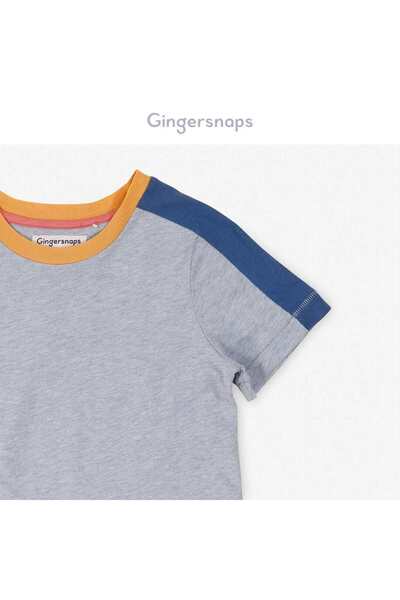 Gingersnaps Boys Solid Short-Sleeve T-Shirt