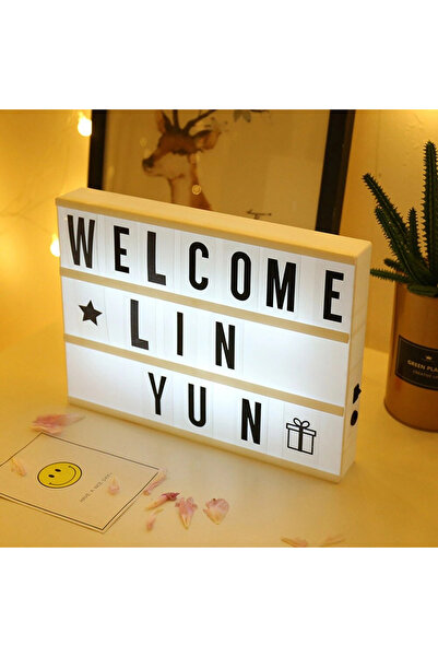 Leyloş A5 Led Işıklı Yazı Panosu Lightbox
