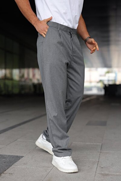 JANES Men's Elastic Waist Baggy Pants