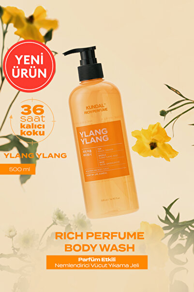 Kundal Parfüm Etkili Besleyici Nemlendirici Vücut Yıkama Jeli Rich Perfume Bo...