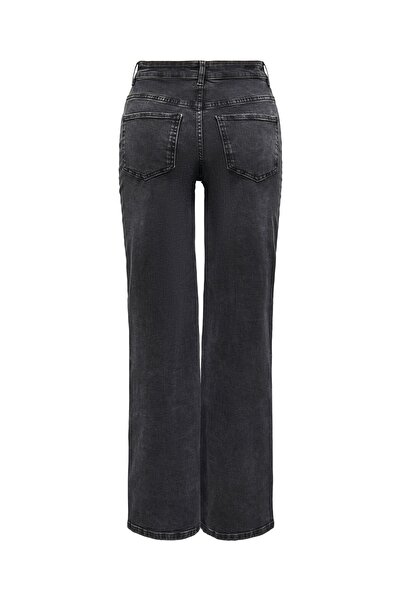 JDY Jeans mit weitem Bein JDYFELINA-FINA Hohe Taille Weiter Beinschnitt Jeans