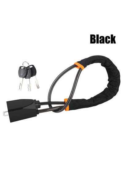 Choice1 جهاز أسود عالمي مضاد للسرقة لعجلة قيادة السيارة، مشبك حزام الأمان، كا...