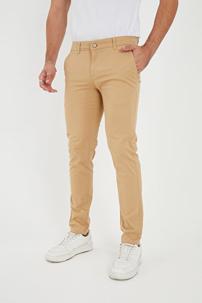 BROCARD Men's Winter Slimfit Fit Lycra Casual Chino Pants