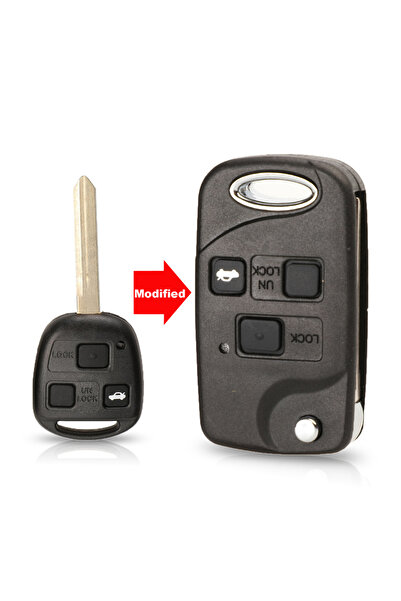 Choice 3B TOY47 BLADE jingyuqin Remote Folding Flip Car Key Shell Case For Toyota Yaris Carina Corolla Aven
