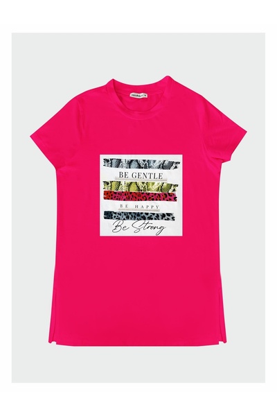 Moodbasic New Women's Written Color Printed T-Shirt Mb27.165