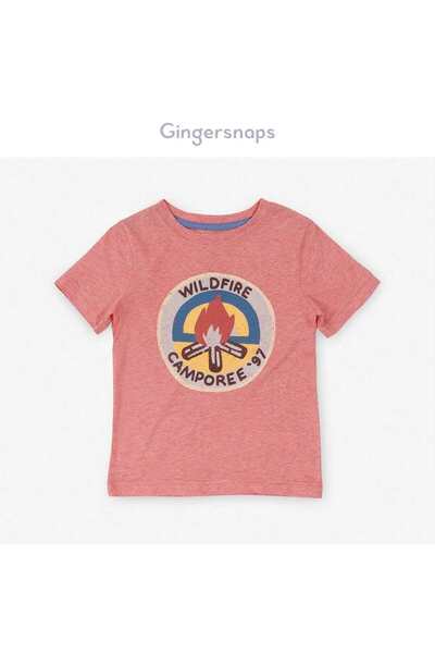 Gingersnaps Boys' Front-Print T-Shirt