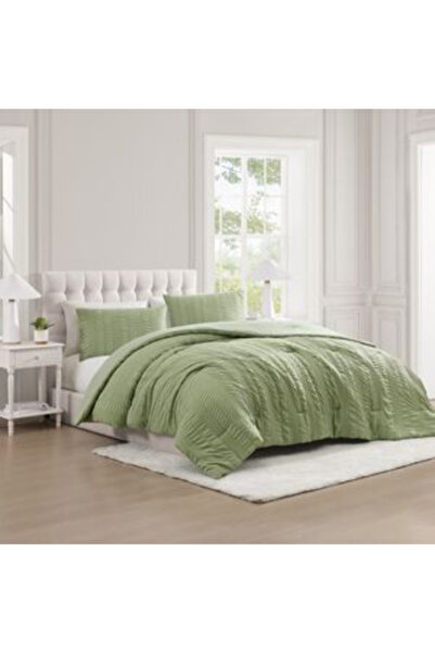 TNC طقم لحاف كينج فاخر عالي الجودة بتصميم عصري مكون من 3 قطع