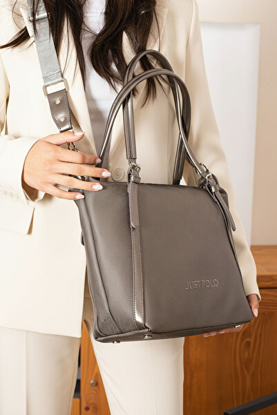 Just Polo Women's 4-Compartment Large Size Sports Long Strap Hand & Shoulder Bag (32X27 cm)