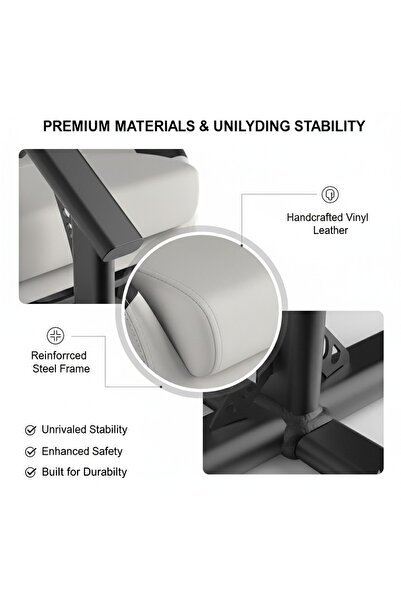 FlashHawk Racing Wheel Stand with Seat, Racing Gaming Chair Driving Cockpit for All Logitech G923 | G29 | G920
