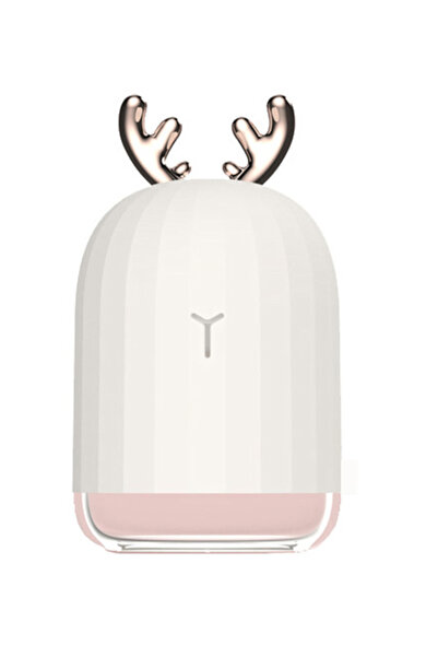 HALAMODO مرطب هواء بالموجات فوق الصوتية برذاذ بارد وردي سعة 220 مل