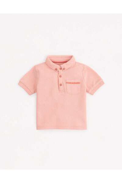 Gingersnaps Embroidered Pocket Polo T-Shirt