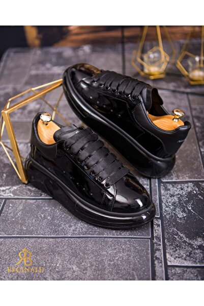 ALEXANDER Shiny Black Sports Shoes