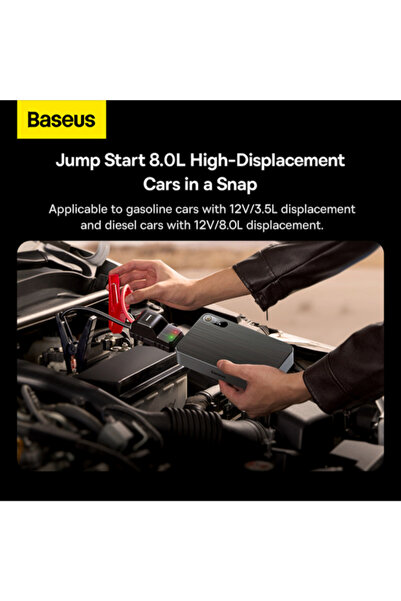 Baseus جهاز بدء تشغيل السيارة Super Energy Pro+ بقوة 1600 أمبير