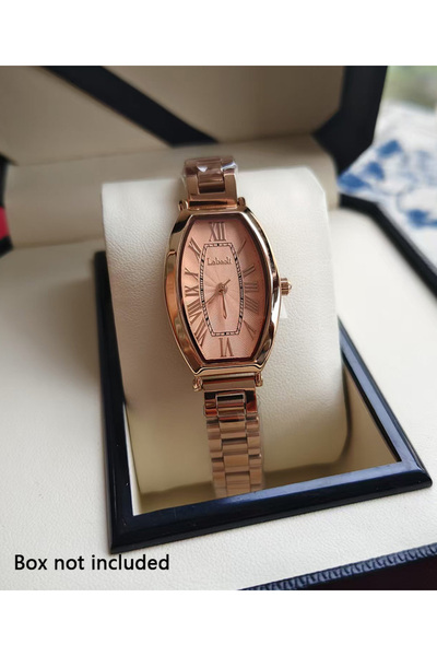 Youtrico Labaoli ladies watch minimalist in rose gold,tonneau-shaped