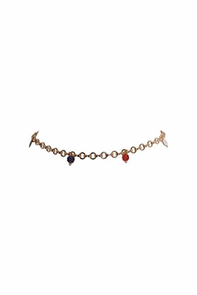 mica Women's Floral Metal Circle Belt