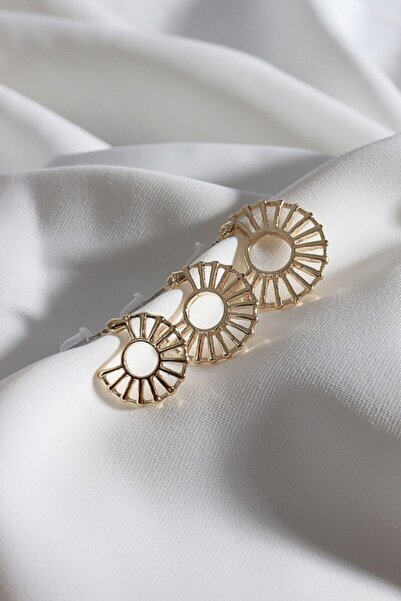 LA PERRY ACCESSORIES Women's 3-Piece Gold Hoop Earrings Set