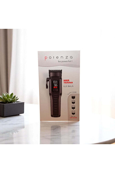 Potenza Hair Clipper – CM 6650 Professional Cordless Hair Cutting Machine with Adjustable Blades