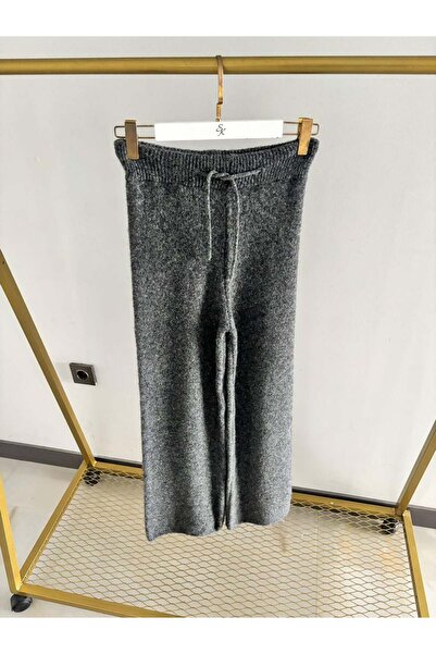 Sude Kızanlıklı Yumoş Knitwear Pants