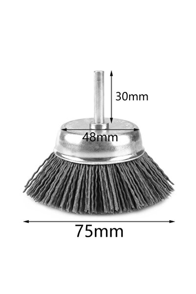 Choice3 فرشاة صنفرة من النايلون من NuoDunco، مقاس 75 مم، حبيبات رمادية 120، م...