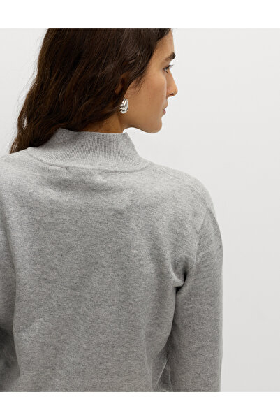 Marks & Spencer Air Yarn Nakışlı Bisiklet Yaka Kazak